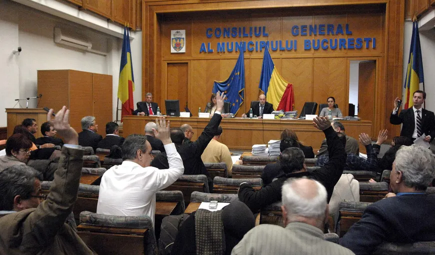 Şedinţa extraordinară la Consiliul General al Municipiului Bucureşti, convocată de PNL