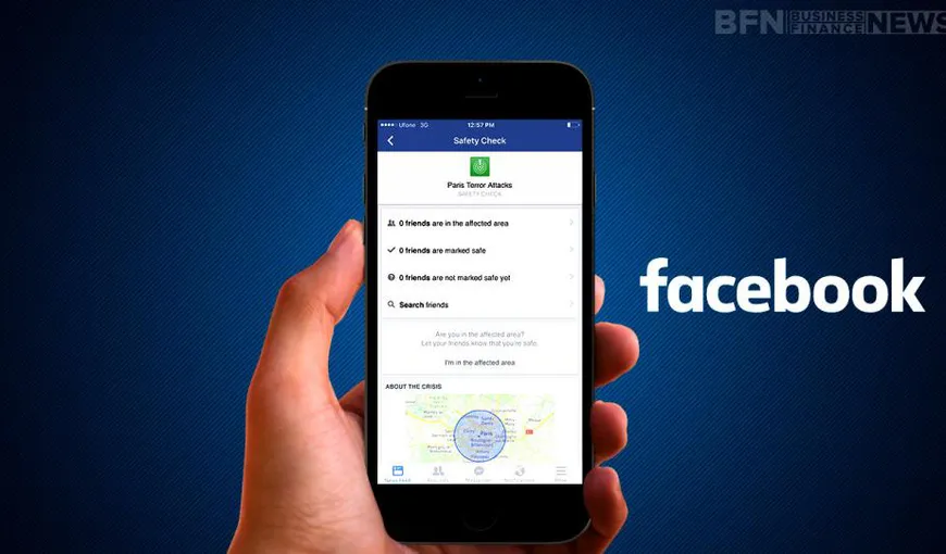 Facebook şi-a actualizat funcţia „Safety Check”