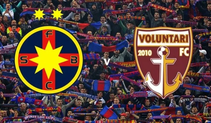 STEAUA – FC VOLUNTARI 2-2: Viitorul se poate distanţa la şase puncte în clasamentul Ligii 1