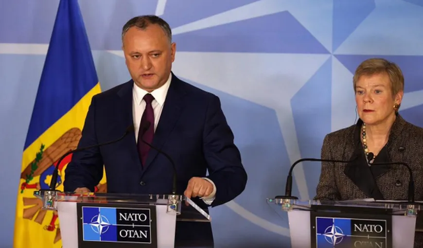 Republica Moldova: NATO va deschide un birou la Chişinău, chair dacă Dodon consideră că e inoportun