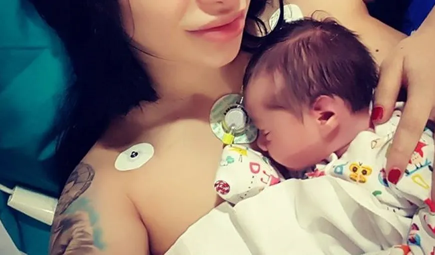 Larisa Munteanu a născut o fetiţă FOTO
