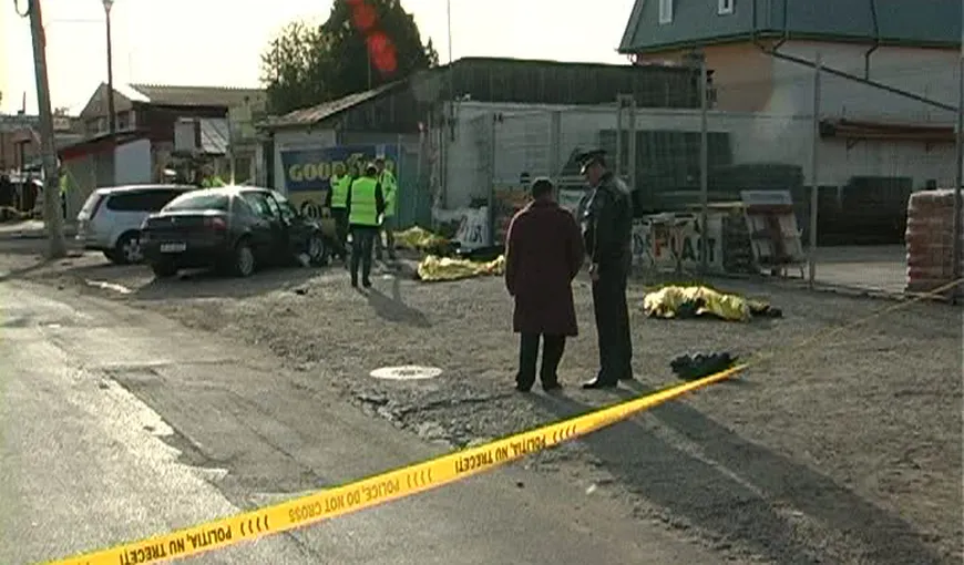 Accident grav în Vâlcea. Un bătrân de 80, lovit de două maşini în timp ce traversa strada