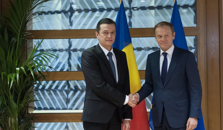 Donald Tusk salută angajamentul României faţă de proiectul european, dar subliniază necesitatea luptei anticorupţie