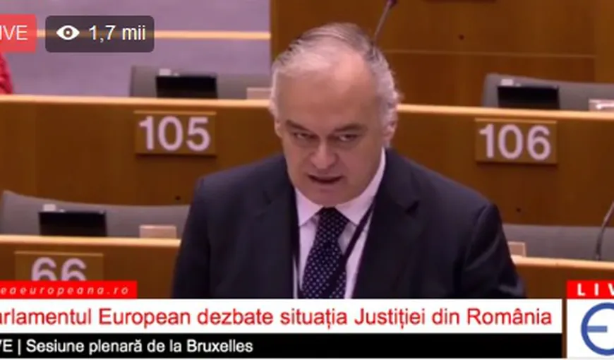 Justiţia şi statul de drept din România, prima pe ordinea de zi a Parlamentului European