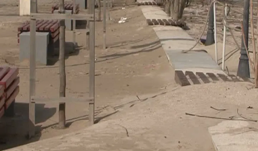 Promenada din Mamaia a fost distrusă de furtuni VIDEO