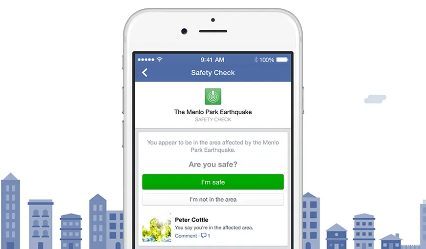 Facebook şi-a actualizat funcţia „Safety Check” pentru ca utilizatorii să se poată ajuta în caz de dezastru