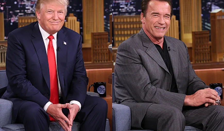 Donald Trump îl ironizează pe Arnold Schwarzenegger. „Terminatorul” i-a propus preşedintelui să facă schimd de joburi