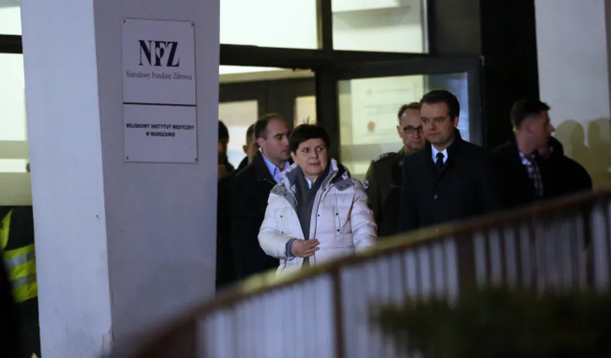 Polonia: Premierul Beata Szydlo a fost externată din spital, după accidentul de maşină de la Auschwitz
