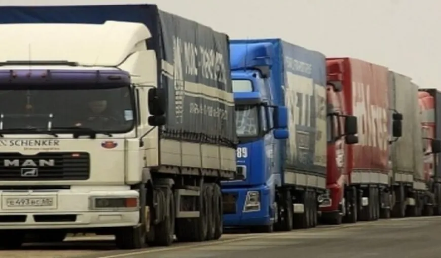 Aglomeraţie în vama Giurgiu-Ruse. Şoferii de camioane stau din nou la cozi interminabile pentru a intra în Bulgaria