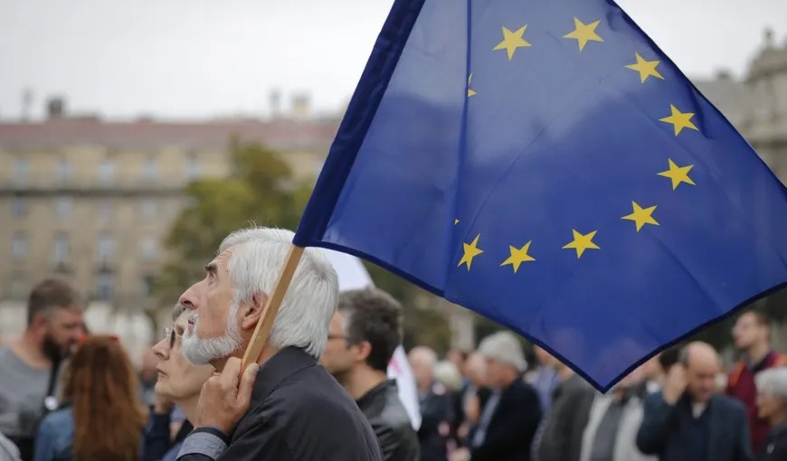 Bucureşti: Marş pentru Europa, la aniversarea a 60 de ani de la formarea Uniunii Europene
