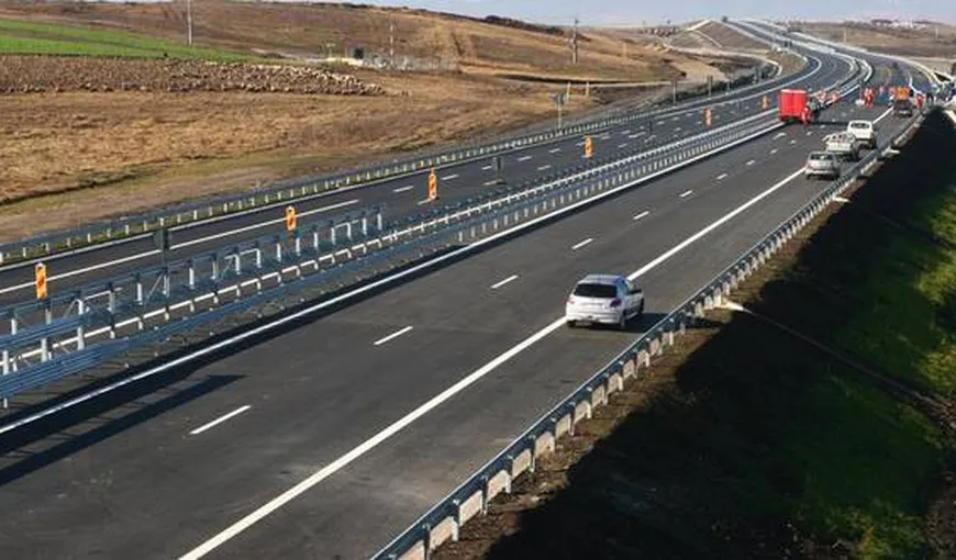 Un tronson de 15 kilometri din autostrada A1 Lugoj- Deva, deschis circulaţiei de luni după-amiază
