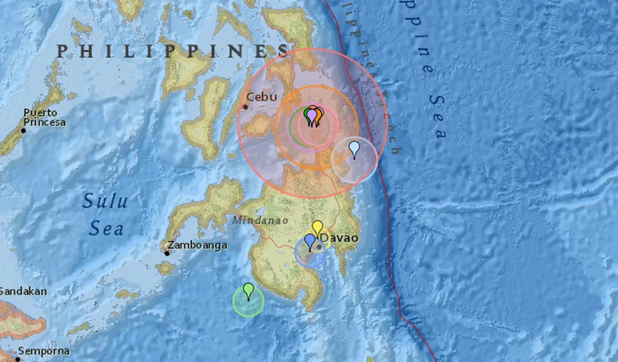 Cutremur de 5,7 grade în Filipine: Un mort şi 25 de răniţi