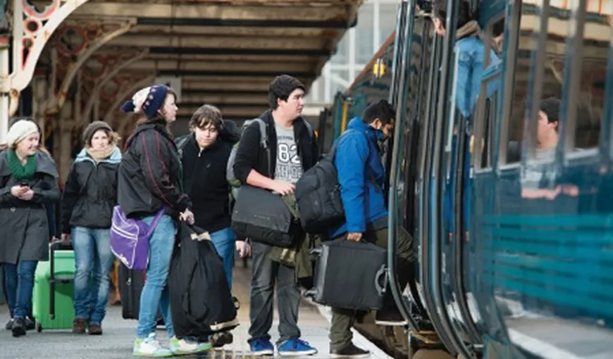 Statul decontează circa 16 milioane de lei pentru călătoriile studenţilor cu trenul în februarie