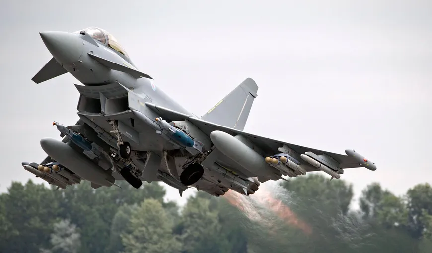 Forţele aeriene britanice aduc avioane Eurofighter Typhoon în România