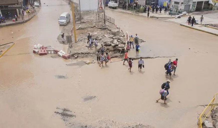 Bilanţul inundaţiilor din Peru se ridică la 72 de morţi