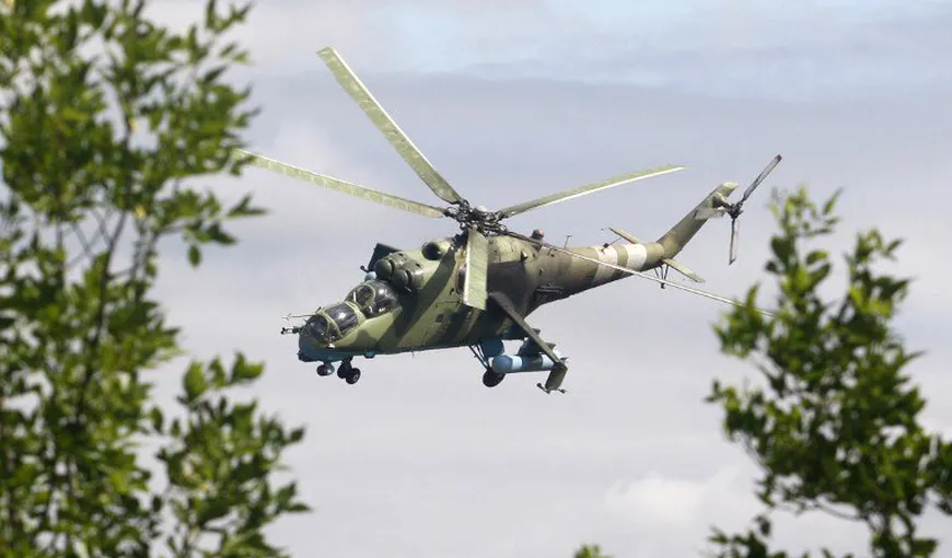 Un elicopter militar s-a prăbuşit în Ucraina. Toate persoanele aflate la bord au murit