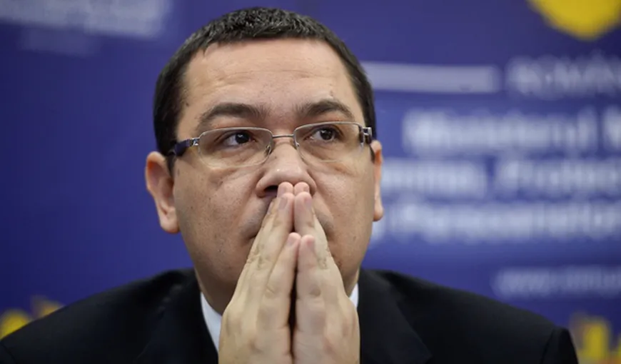 Victor Ponta: Cât timp Dragnea va fi preşedintele PSD, eu nu voi avea niciun rol. Nu cred într-o conducere monocratică