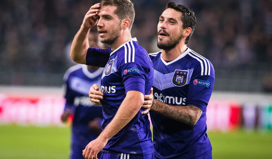 Stanciu, golul victoriei pentru Anderlecht în Europa League VIDEO