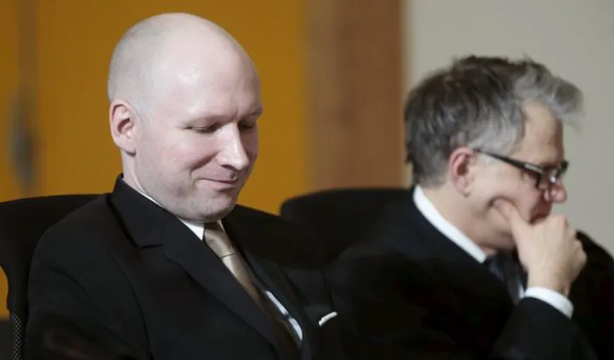Criminalul din Norvegia: Un tribunal a decis că extremistului Anders Breivik nu i s-au încălcat drepturile omului