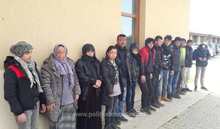 17 sirieni şi irakieni care au intrat ilegal în România, prinşi de poliţiştii de frontieră de la Moraviţa VIDEO