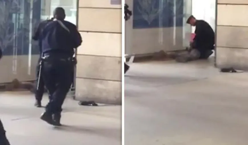 Nou incident la Paris: Un bărbat a fost arestat în Gara de Nord după ce i-a ameninţat pe poliţişti cu un cuţit