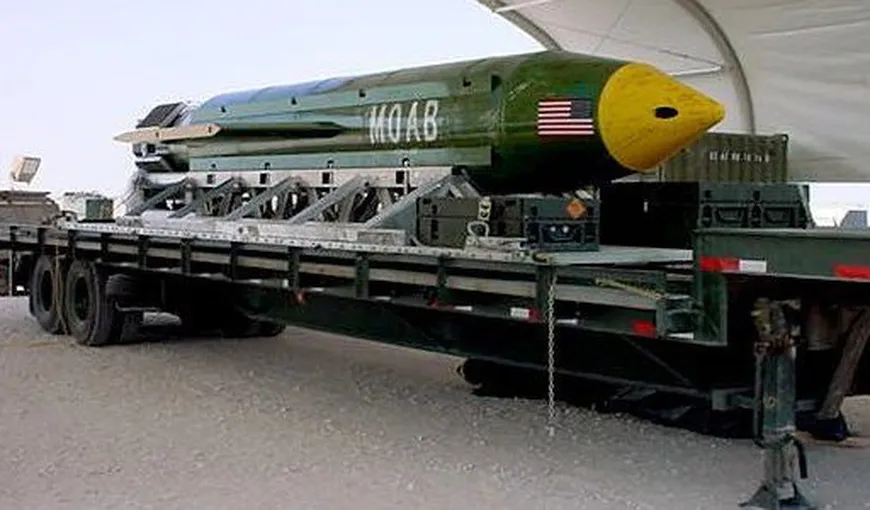 Pentagonul a publicat un video cu lansarea „Mamei Tuturor Bombelor”. Ce distrugeri a provocat VIDEO