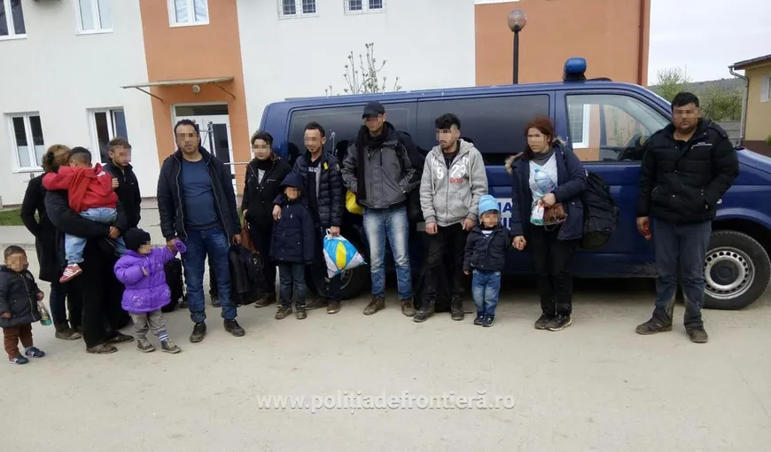 18 irakieni, prinşi de Poliţia de Frontieră încercând să intre ilegal în România