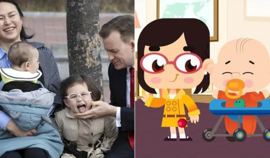 Copiii care şi-au întrerupt tatăl în timpul unui interviu la BBC au devenit personaje de desene animate VIDEO