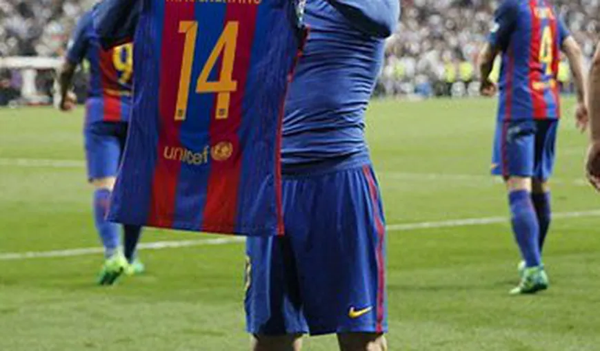 Javier Mascherano, primul gol pentru Barcelona, după şapte ani. Catalanii au surclasat-o cu 7-1 pe Osasuna