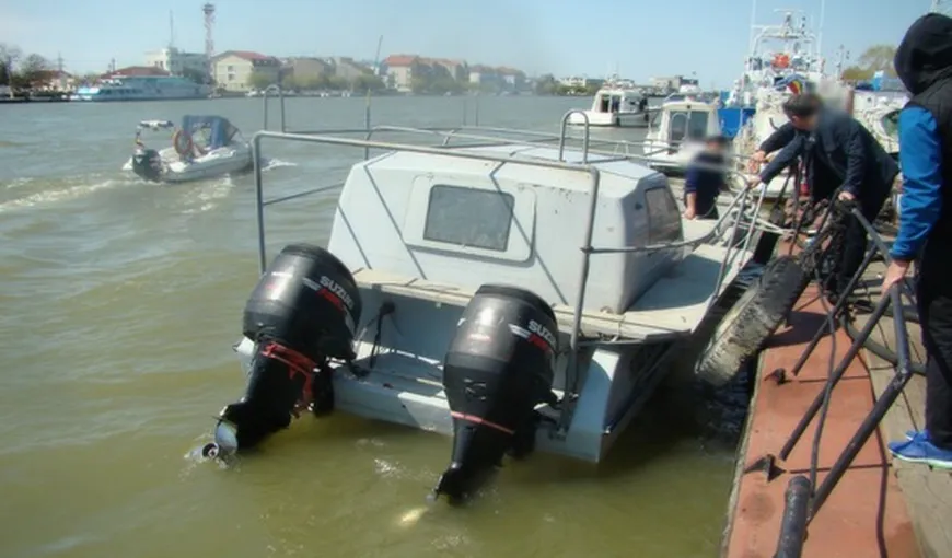 Ucraina, prinsă că pescuieşte în apele României. Garda de Costă a prins o navă cu 400 kg de calcan la bord