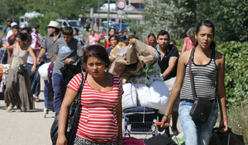 O sută de romi au fost evacuaţi dintr-o tabără din Franţa