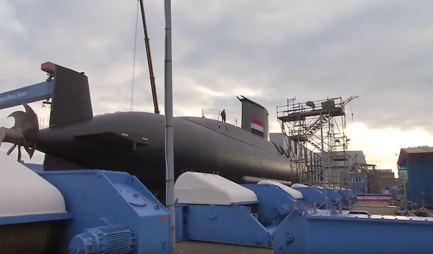 Egiptul a primit din Germania primul submarin militar de înaltă tehnologie