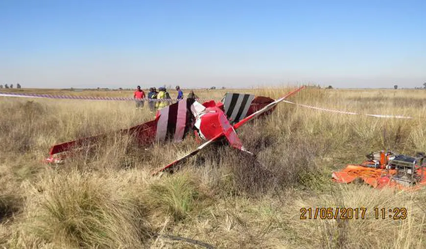 Un avion s-a prăbuşit în Africa de Sud, pilotul a murit