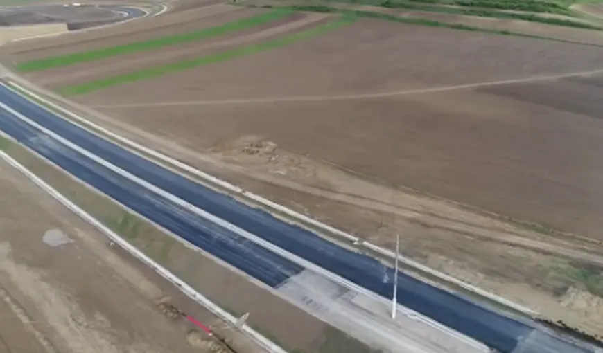 VIDEO: AUTOSTRADA SEBEŞ-TURDA. Stadiul lucrărilor pe şantierele loturilor 1, 2 şi 3. Imagini filmate cu drona