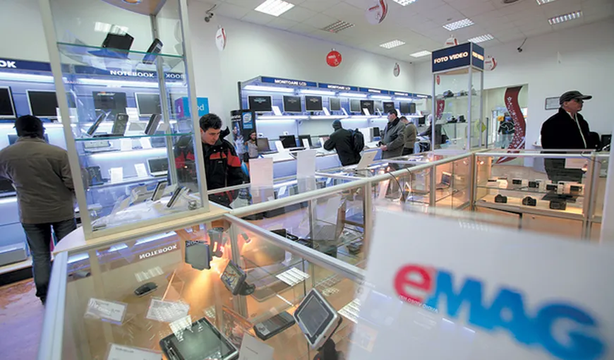 eMAG a crescut cu 45% în România, în 2016. Card de credit pentru cumpărături, în a doua jumătate a anului