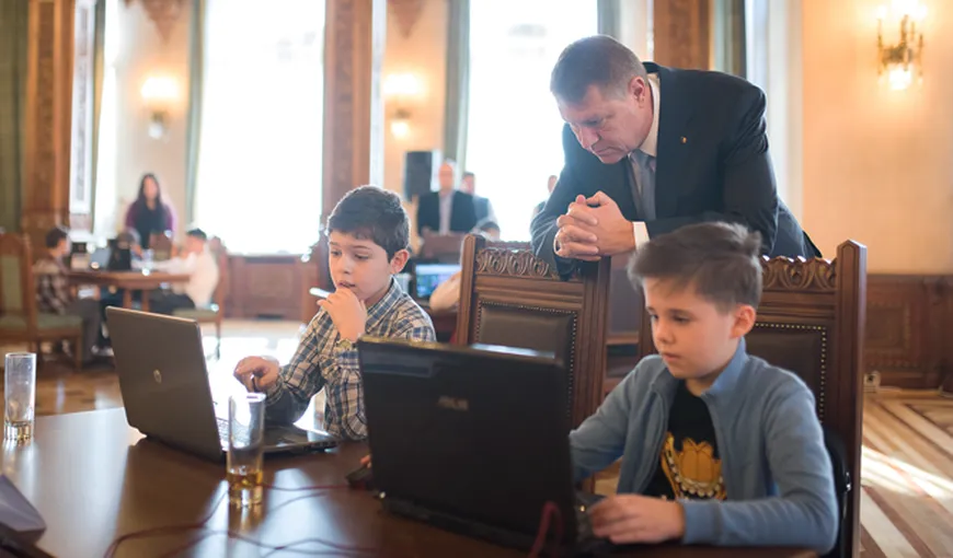 Preşedintele Klaus Iohannis a invitat 75 de copii cu nevoi speciale la Palatul Cotroceni