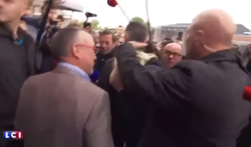 ALEGERI FRANŢA. Marine Le Pen, atacată cu ouă într-o deplasare electorală VIDEO