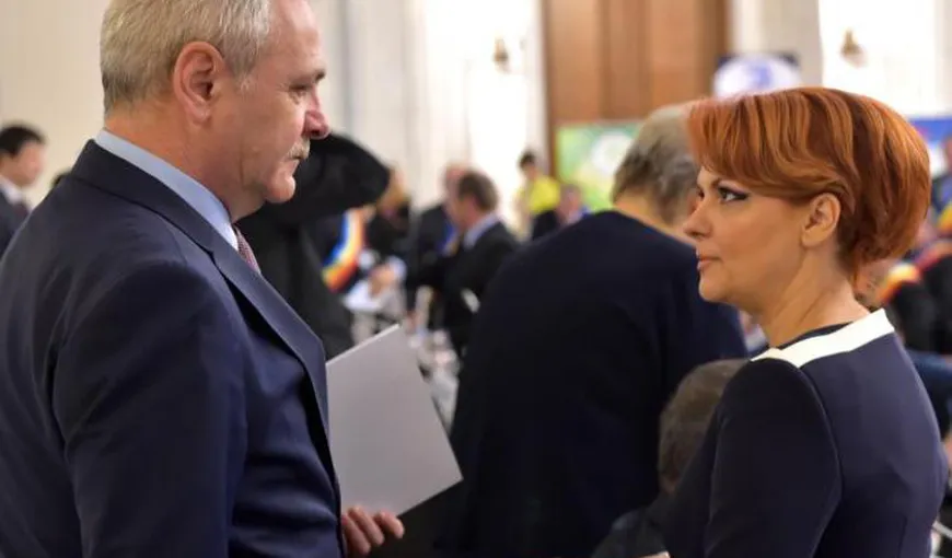 Liviu Dragnea şi Lia Olguţa Vasilescu discută despre noua lege a pensiilor