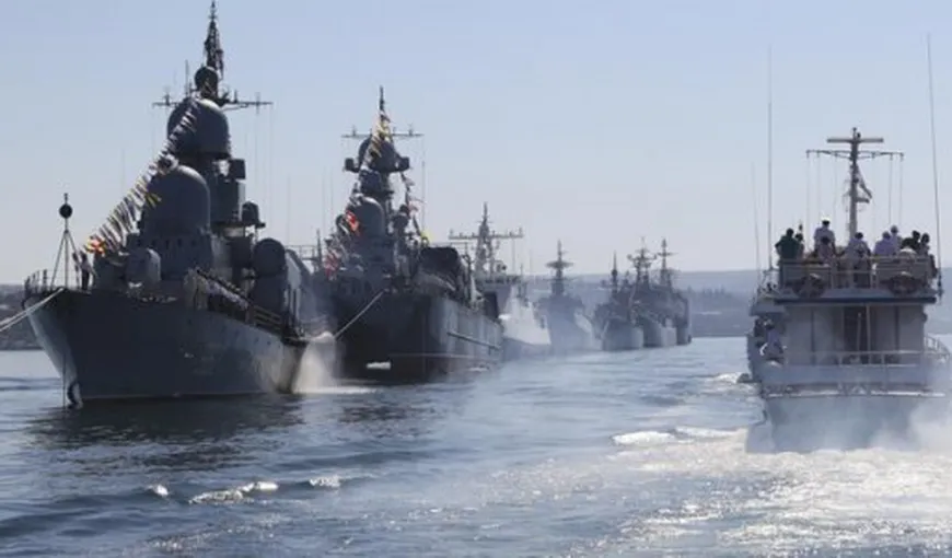 Mai multe nave şi avioane militare ruseşti au efectuat o serie de exerciţii cu muniţie reală în Marea Neagră