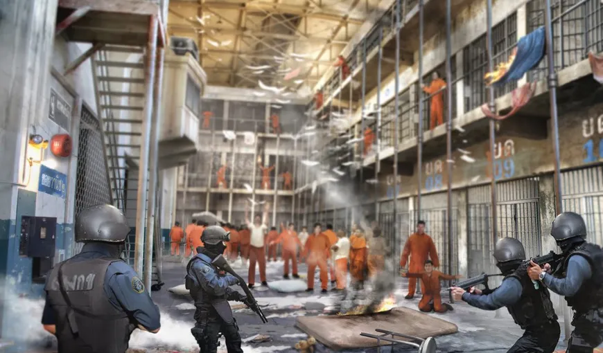 Evadare în masă dintr-o închisoare. Gardienii au împuşcat mortal 17 deţinuţi. 57 sunt în libertate şi foarte periculoşi
