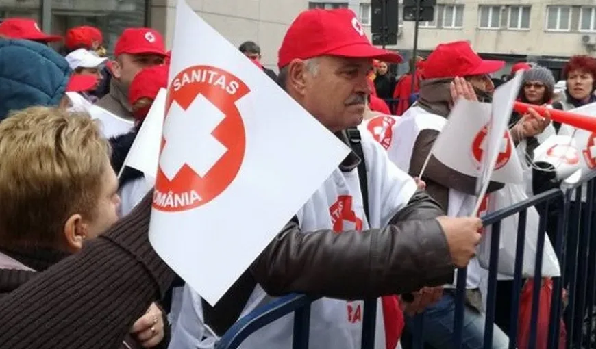 SANITAS suspendă acțiunile de protest programate joi, în urma discuţiilor cu ministrul Muncii