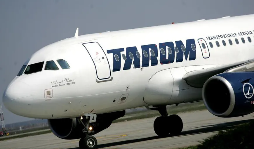 O aeronavă Tarom care circula de la Frankfurt la Bucureşti a aterizat la Timişoara după aprinderea unui senzor de la bord