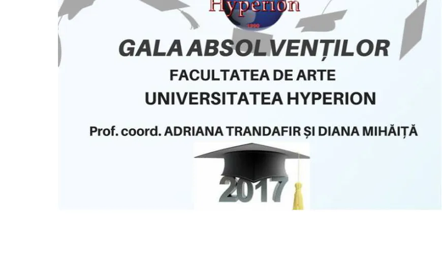 Gala Absolvenţilor Facultăţii de Arte 2017-Hyperion, clasa prof. Adriana Trandafir şi Diana Mihăiţă, la Teatrul de pe Lipscani