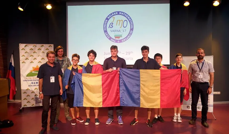 Elevii români au obţinut şase medalii şi locul I pe naţiuni la Balcaniada de Matematică pentru Juniori