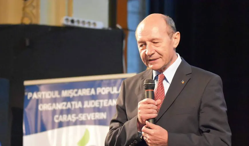 Traian Băsescu: PMP nu va face nici alianţă parlamentară nici alianţă de guvernare cu PSD