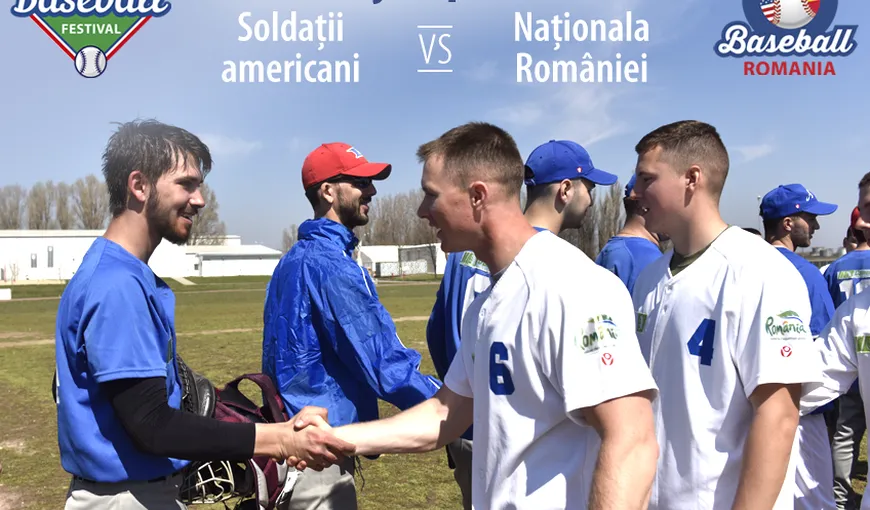 Pe 5 iulie, baseball la superlativ oferit de România şi selecţionata militarilor americani din baza de la Mihail Kogalniceanu