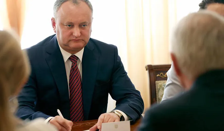 Igor Dodon susţine că Republica Moldova nu vrea să adere la UE în actuala situaţie