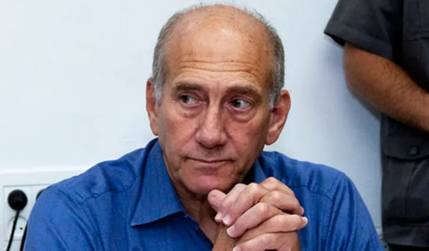Fostul premier israelian, Ehud Olmert, acuzat de corupţie, ar putea ieşi din închisoare anticipat