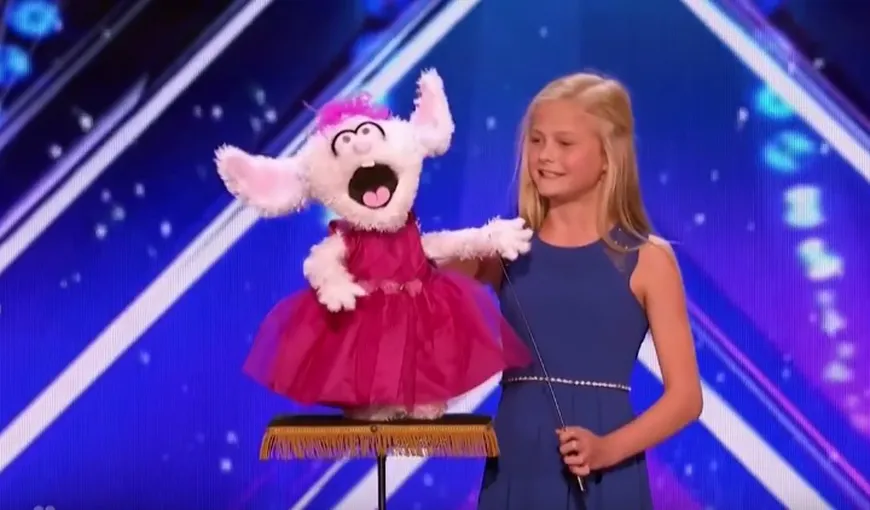 Fetiţa-ventriloc, moment senzaţional pe scena de la America’s Got talent VIDEO