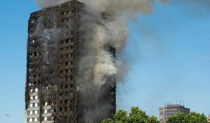 Incendiul de la Grenfell Tower, din Londra, a izbucnit de la o combină frigorifică defectă